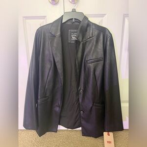 Levi's Black Jacket with Logo Patch